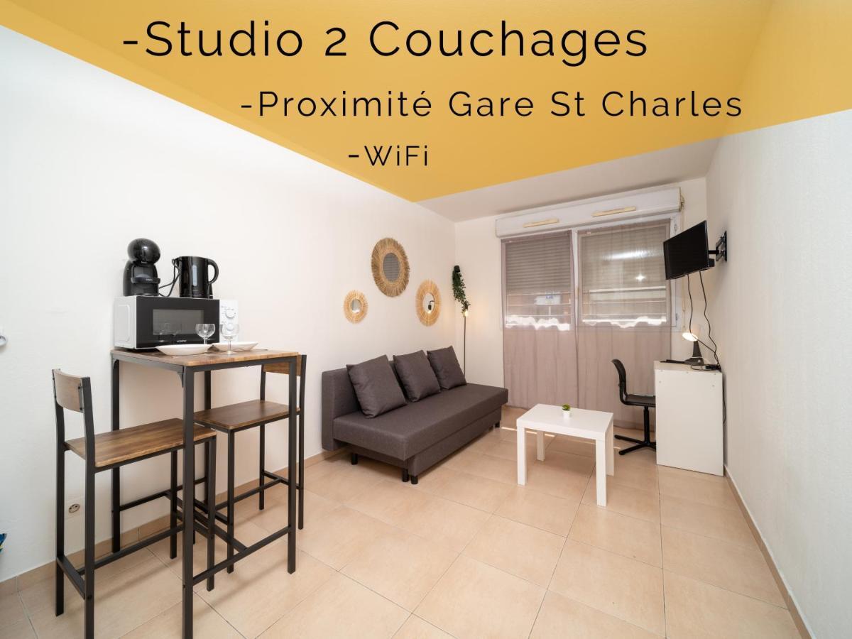 Appartement Climatise Avec Parking A 6Min A Pied De La Gare St Charles マルセイユ エクステリア 写真
