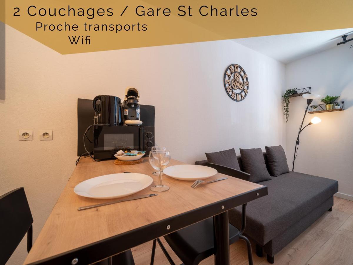 Appartement Climatise Avec Parking A 6Min A Pied De La Gare St Charles マルセイユ エクステリア 写真